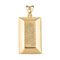 Iliana Dragon Bar Pendant in 18K Yellow Gold 1.30 Grams - Sticky add to cart bar