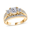 Yellow Gold Over Sterling Silver