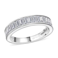 Luxuriant Lab Grown Diamond Ring in Sterling Silver (Size 7.0) 0.55 ctw