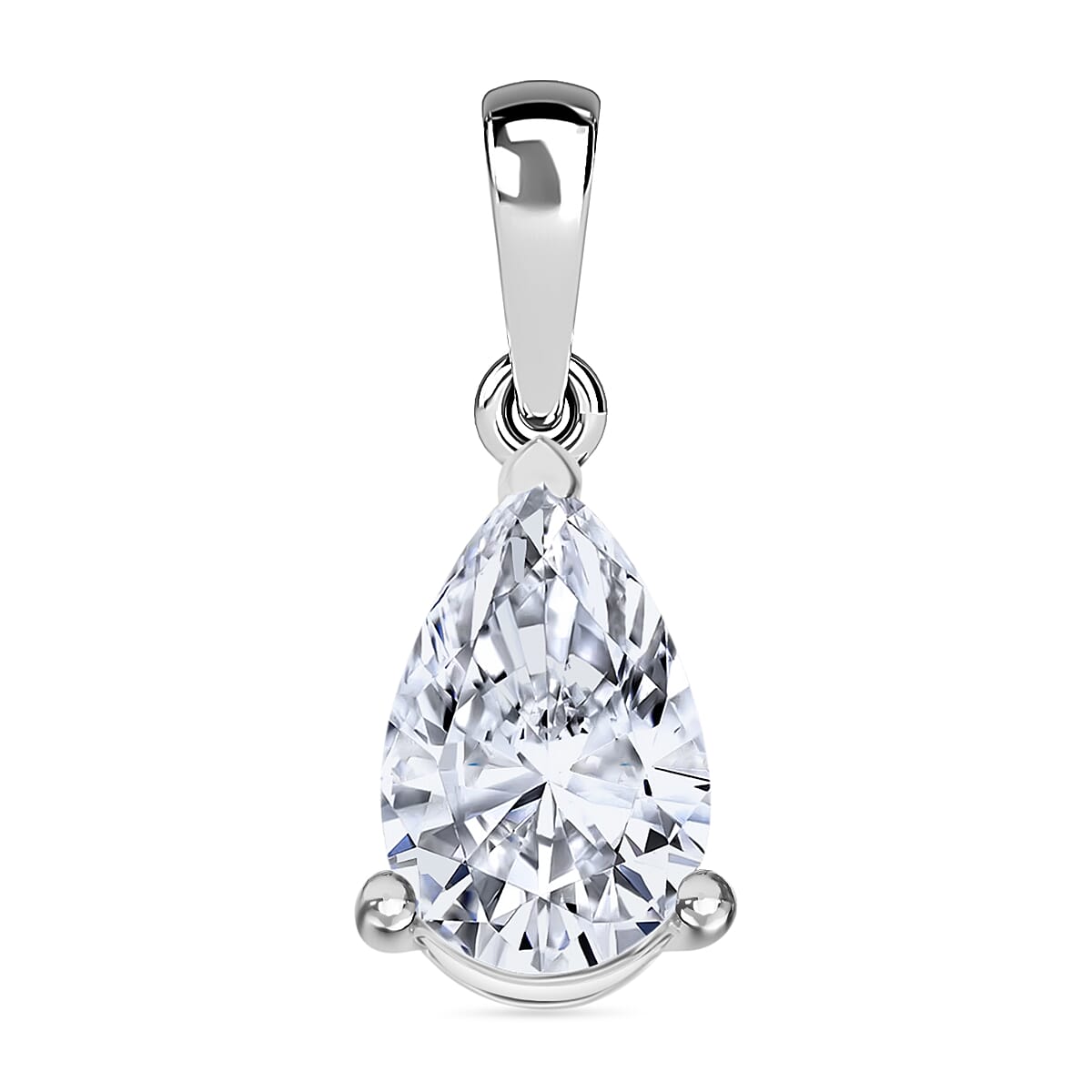 SGL Certified Luxuriant Lab Grown Diamond 2.00 ctw Solitaire Pendant in 950 Platinum