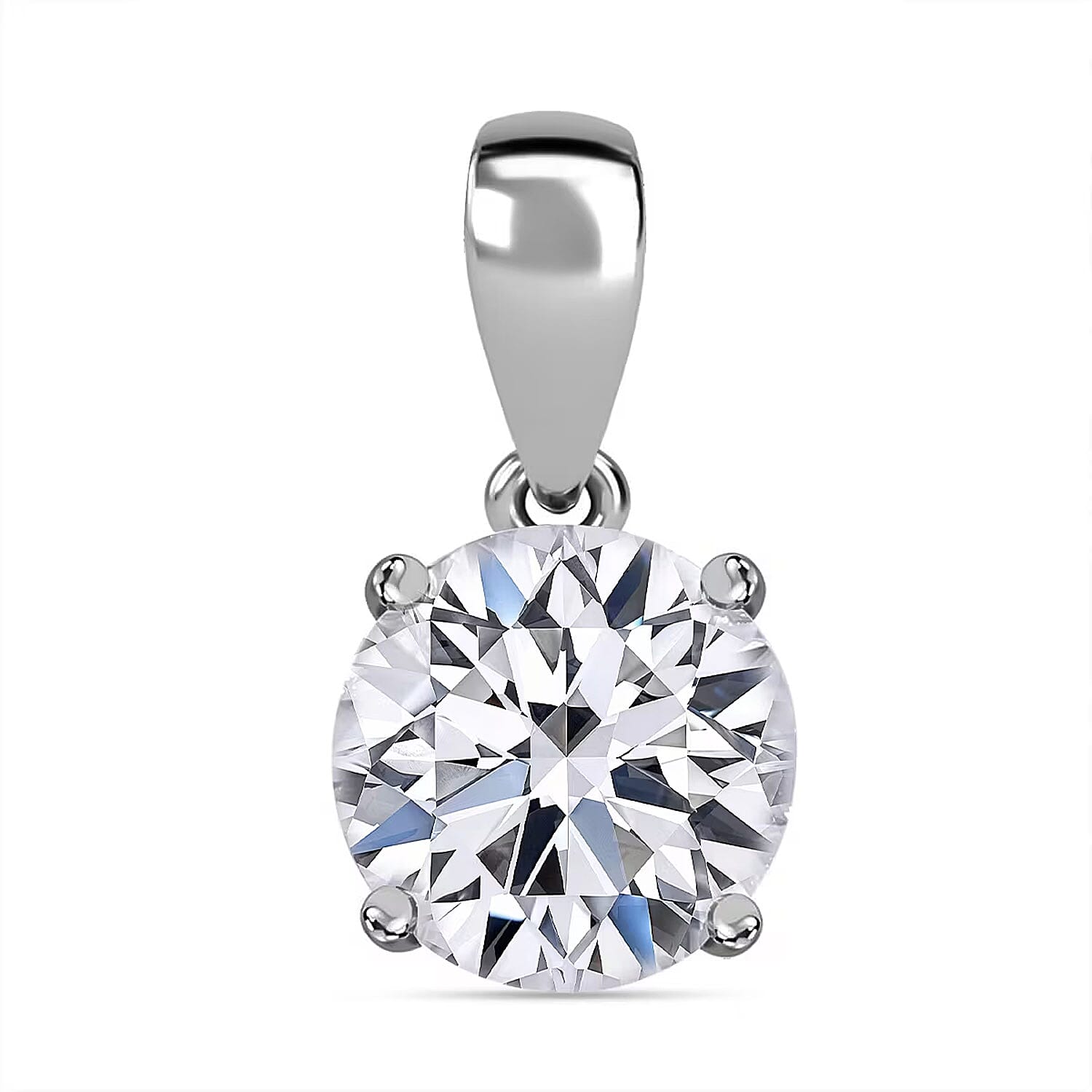 Luxuriant Lab Grown Diamond G VS 3.00 ctw Pendant without Chain in 950 Platinum