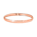 Doorbuster 18K RG Over Sterling Silver Bangle Bracelet (7.25 in) (4.60 g) - Sticky add to cart bar