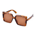 Brown Leopard Pattern UV400 Polarized Sunglasses - Sticky add to cart bar