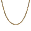 Link Necklace in 18K Yellow Gold Over Sterling Silver 20 Inches 31 Grams - Sticky add to cart bar