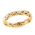 Byzantine Ring in 14K Yellow Gold Over Sterling Silver (Size 10.0) 4.20 Grams (Del. in 8-10 Days) - Sticky add to cart bar