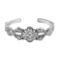 One Time Only Bali Legacy Sterling Silver Tulang Naga Bangle Bracelet (7.25 In) (21.10 g)