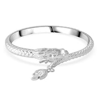 Dragon Bangle Bracelet in 999 Fine Silver (7.25 In) 32.5 Grams