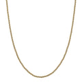 Twist Small Round Hug Chain Necklace in 14K Yellow Gold Over Sterling Silver 7 Grams 20 Inches - Sticky add to cart bar