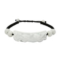 Natural Jade 110.00 ctw Carved Pixiu Bracelet in Rope Cord (6-9inch) - Sticky add to cart bar