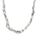 Montezuma Prasiolite 75.00 ctw Necklace in Stainless Steel 18 Inches - Sticky add to cart bar