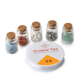 Multi Gemstone Delightful DIY Jewelry Kit Featuring 5 Mini Glass Bottles with Cork Lids 91.00 ctw - Sticky add to cart bar