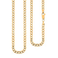 10K Yellow Gold Franco Curb Link Necklace 22 Inches 7.20 Grams - Sticky add to cart bar
