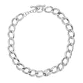 Fancy Link Necklace in Sterling Silver 20 Inches 52 Grams - Sticky add to cart bar