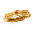 Doorbuster 24K Yellow Gold Bamboo Band Ring (Size 8.0) (1.50 g) - Sticky add to cart bar