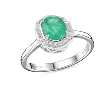 Rhapsody AAAA Kagem Zambian Emerald and E-F VS Diamond 2.05 ctw Ring in 950 Platinum (Size 6.0) 6.65 Grams