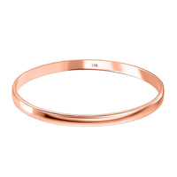 Bangle Bracelet in 18K Rose Gold (7.25 In) 23 Grams