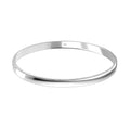 Luxoro 14K White Gold Bangle Bracelet (7.25 In) 18.95 Grams - Sticky add to cart bar
