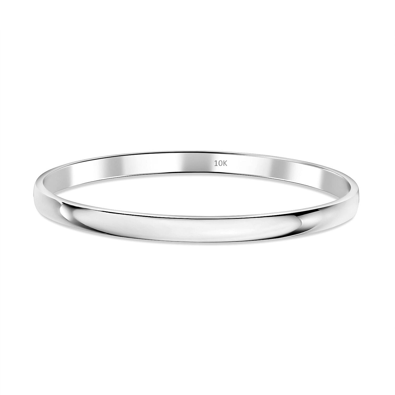 Luxoro 10K Rose Gold Bangle Bracelet (7.25 In) 18.10 Grams
