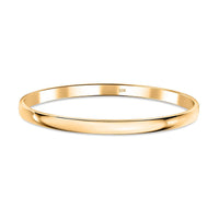 Luxoro 10K White Gold Bangle Bracelet (7.25 In) 18.20 Grams