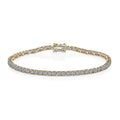 Luxuriant Diamond Lab Grown Diamond Line Bracelet 1 Row (Size - 6.5) in rhodium Sterling Silver , Silver Wt. 7.5 g (6.50 In) 3.00 ctw - Sticky add to cart bar