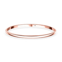 Luxoro 10K Rose Gold Bangle Bracelet (7.25 In) 12.95 Grams