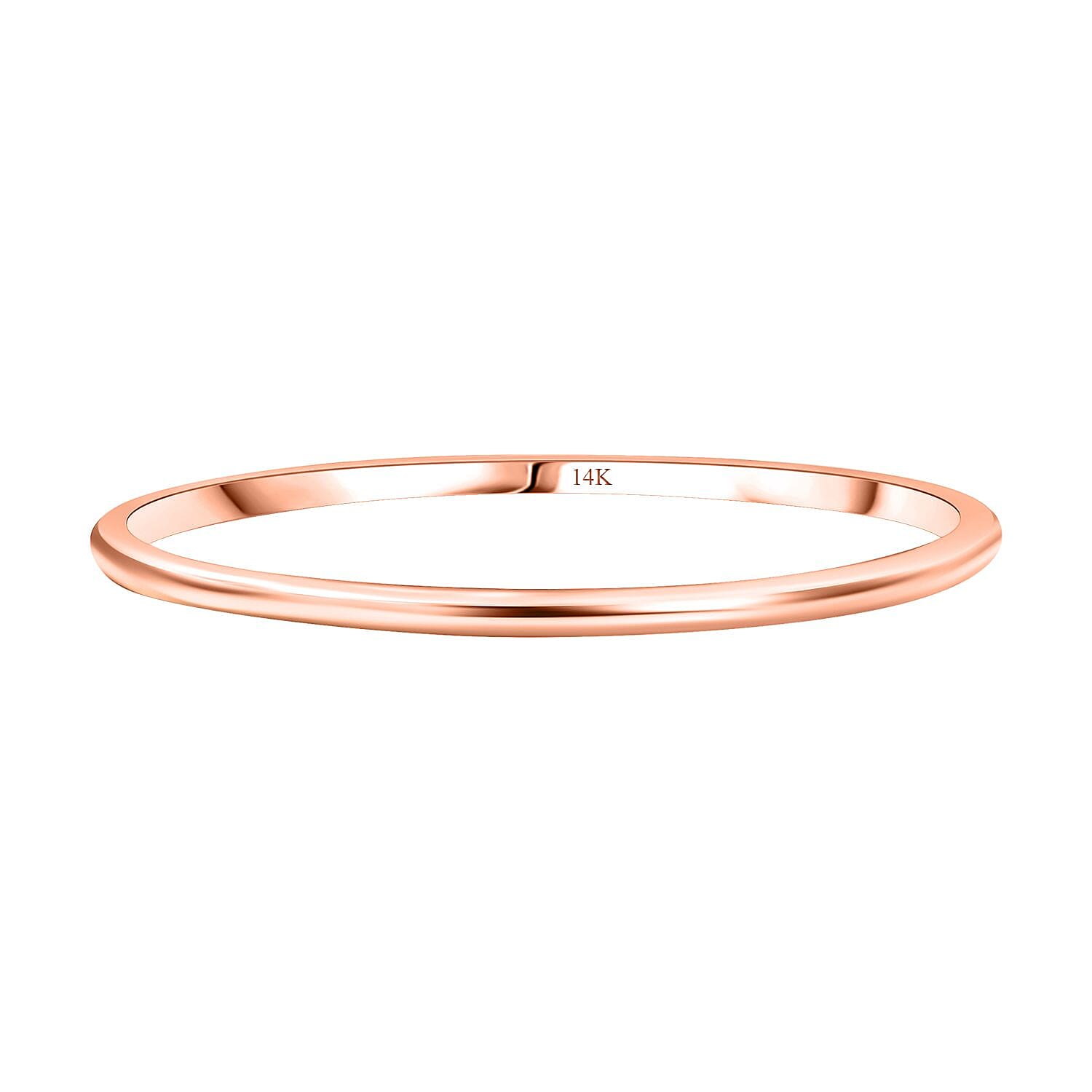 Luxoro Bangle Bracelet in 14K Rose Gold (7.25 In) 18.85 Grams