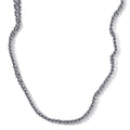 EverTrue Terahertz 90.00 ctw Beaded Choker Necklace in Stainless Steel 17-19 Inches - Sticky add to cart bar