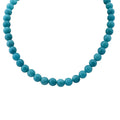 Amazonite Quartz 250.00 ctw Beaded Necklace in Sterling Silver 18 Inches - Sticky add to cart bar