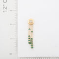 Clarte Prismatic Collection Ruby, Moissanite Earrings in Vermeil YG Over Sterling Silver 8.95 ctw - Sticky add to cart bar