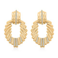 Clarte Helios Collection Moissanite 0.70 ctw Earrings in Vermeil Yellow Gold Over Sterling Silver - Sticky add to cart bar