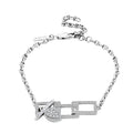 Clarte Tetris Collection Moissanite 0.72 ctw Bracelet in Sterling Silver (7-9.0In) - Sticky add to cart bar