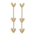 Austrian Crystal Earrings in Goldtone - Sticky add to cart bar