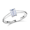 10K White Gold Luxuriant Lab Grown Diamond (E-F, VS) Solitaire Ring (Size 10.0) 1.00 ctw - Sticky add to cart bar
