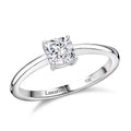 10K White Gold Luxuriant Lab Grown Diamond (E-F, VS) Solitaire Ring (Size 10.0) 1.00 ctw - Sticky add to cart bar