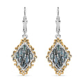 Narsipatnam Alexandrite 1.40 ctw Majesty Earrings in 18K Vermeil YG and Rhodium Over Sterling Silver - Sticky add to cart bar