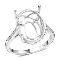 Luxoro 10K White Gold Ring, Gold Wt. 2.9 g