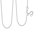 1.46mm Diamond-Cut Chain Necklace in 950 Platinum 20 Inches 7.80 Grams - Sticky add to cart bar