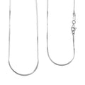 Snake Chain Necklace in 950 Platinum 20 Inches 6.55 Grams - Sticky add to cart bar