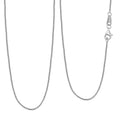 Spiga Chain Necklace in 950 Platinum 20 Inches 2.70 Grams - Sticky add to cart bar