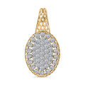 Luxuriant Lab Grown Diamond E-F VS 1.50 ctw Pendant without Chain in 10K Yellow Gold - Sticky add to cart bar