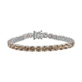 J Francis Embellished with Zirconia by Swarovski Bracelet in Rhodium Over Sterling Silver (6.50 In) 25.15 ctw - Sticky add to cart bar