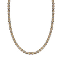 J Francis Embellished with Pink Zirconia by Swarovski Necklace (18 Inches) in Rhodium Over Sterling Silver 75.10 ctw