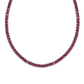 J Francis Embellished with Zirconia by Swarovski 87.90 ctw Necklace 18 Inches in Rhodium Over Sterling Silver - Sticky add to cart bar