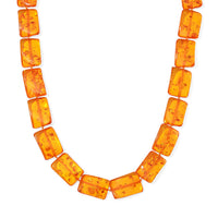 Amber  Stone Necklace 370.00 ctw