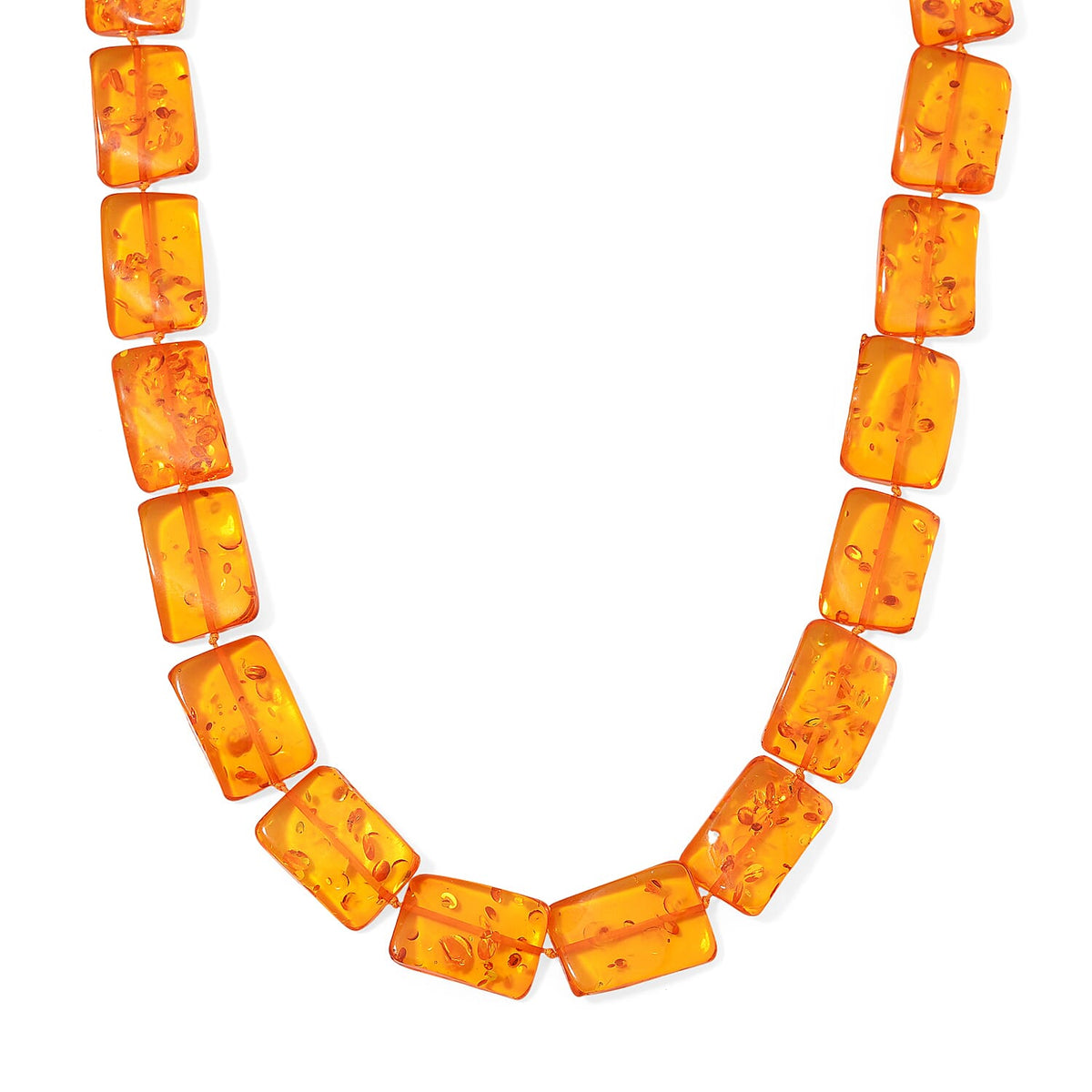 Amber  Stone Necklace 370.00 ctw (1)