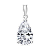 IGI Certified Lab Grown Diamond G VS2 3.00 ctw Solitaire Pendant in 950 Platinum