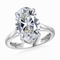 IGI Certified Luxuriant Lab Grown Diamond G VS2 3.00 ctw Solitaire Ring in 950 Platinum 4.50 Grams - Sticky add to cart bar