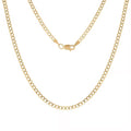 2.2mm Curb Chain Necklace in 10K Yellow Gold 1.40 Grams 18 Inches - Sticky add to cart bar