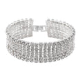 One Time Only Austrian Crystal Bracelet in Silvertone (7.50 In) - Sticky add to cart bar
