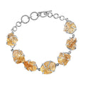 Karis Brazilian Citrine 72.55 ctw Bracelet in Platinum Bond (7.25 In) - Sticky add to cart bar